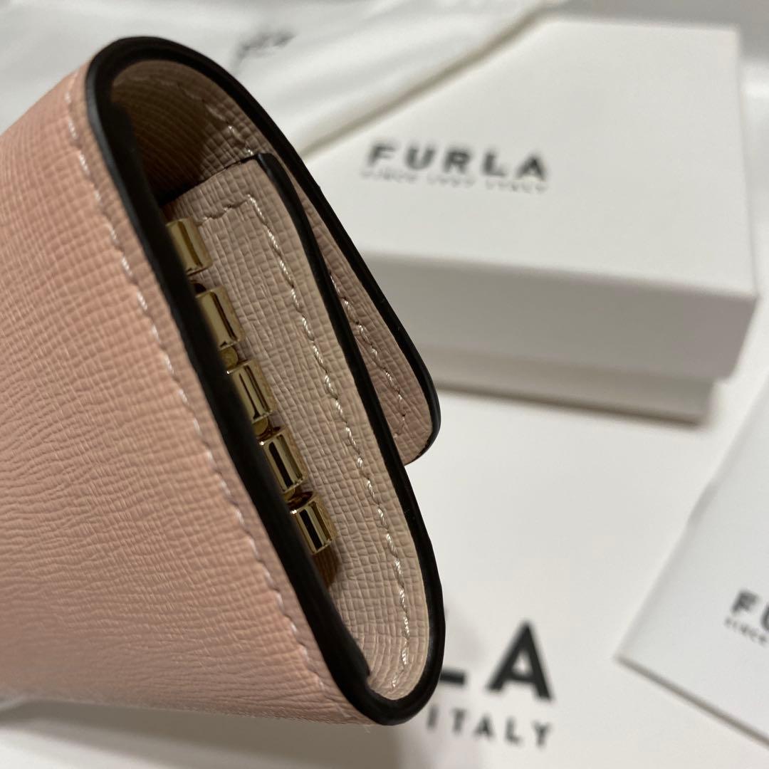極美品　フルラ　FURLA　4連キーケース　バビロン　レザー