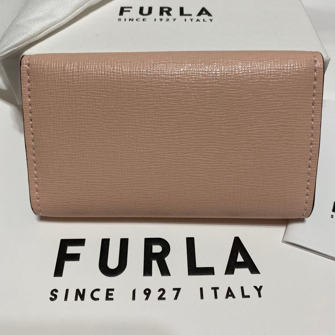 極美品　フルラ　FURLA　4連キーケース　バビロン　レザー