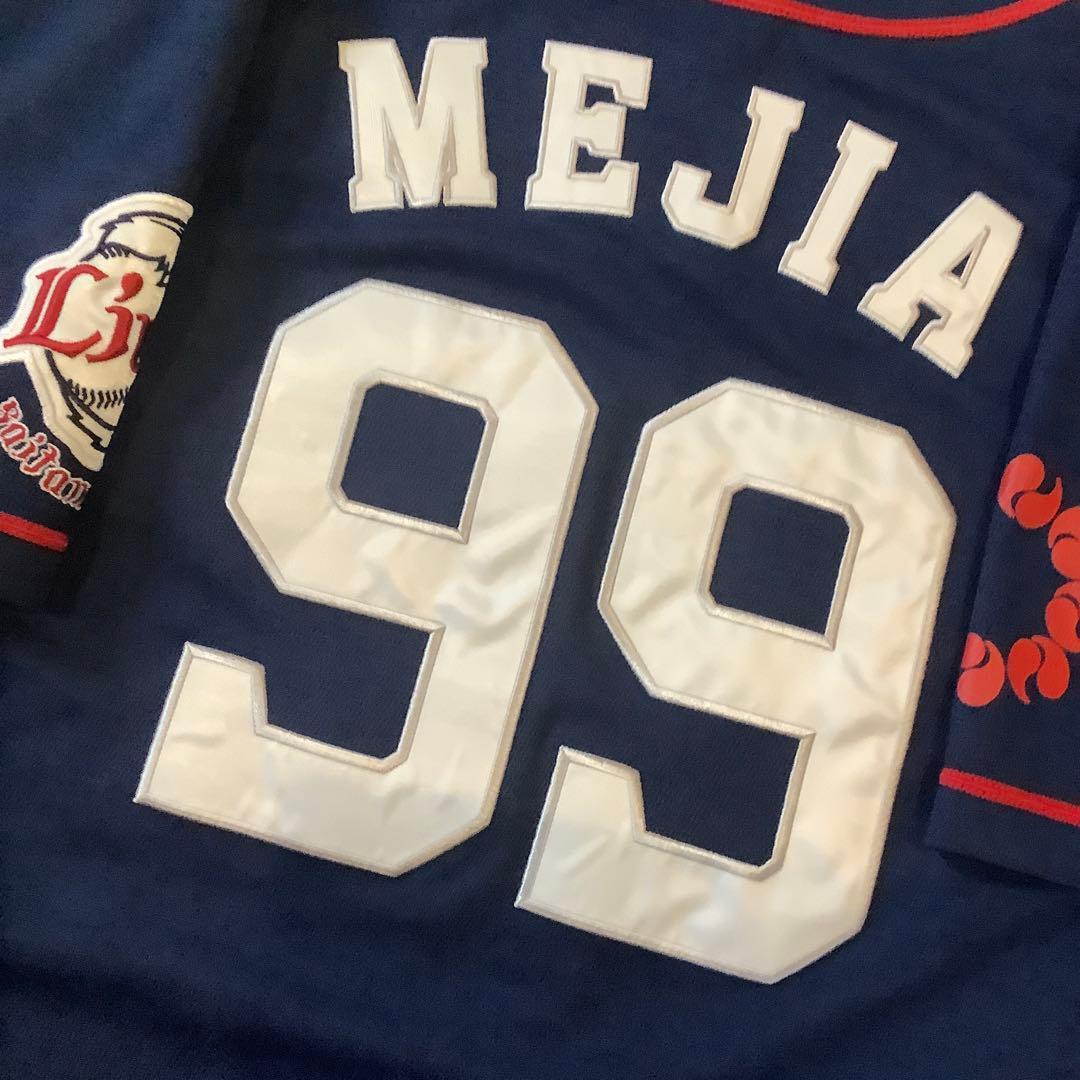 埼玉西武ライオンズ　メヒア　ビジターユニフォーム　Lサイズ