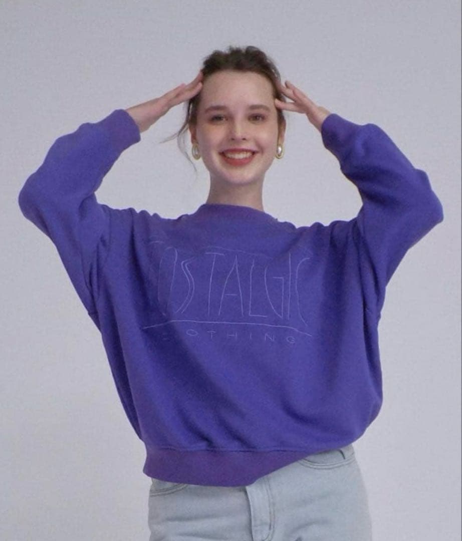 tostalgicclothing スウェット紫