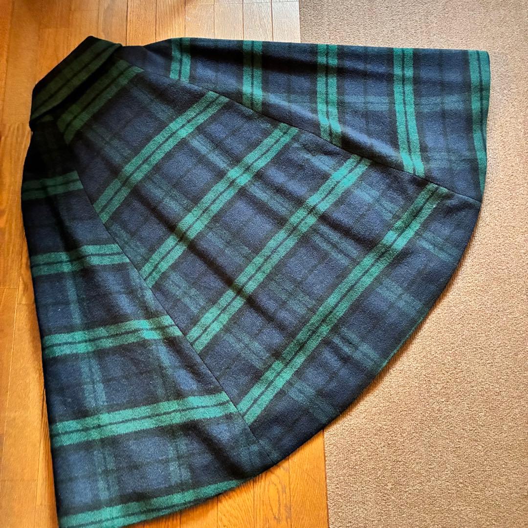 JENNE　BB.コラボ チェック柄 ケープコート 完売品 L