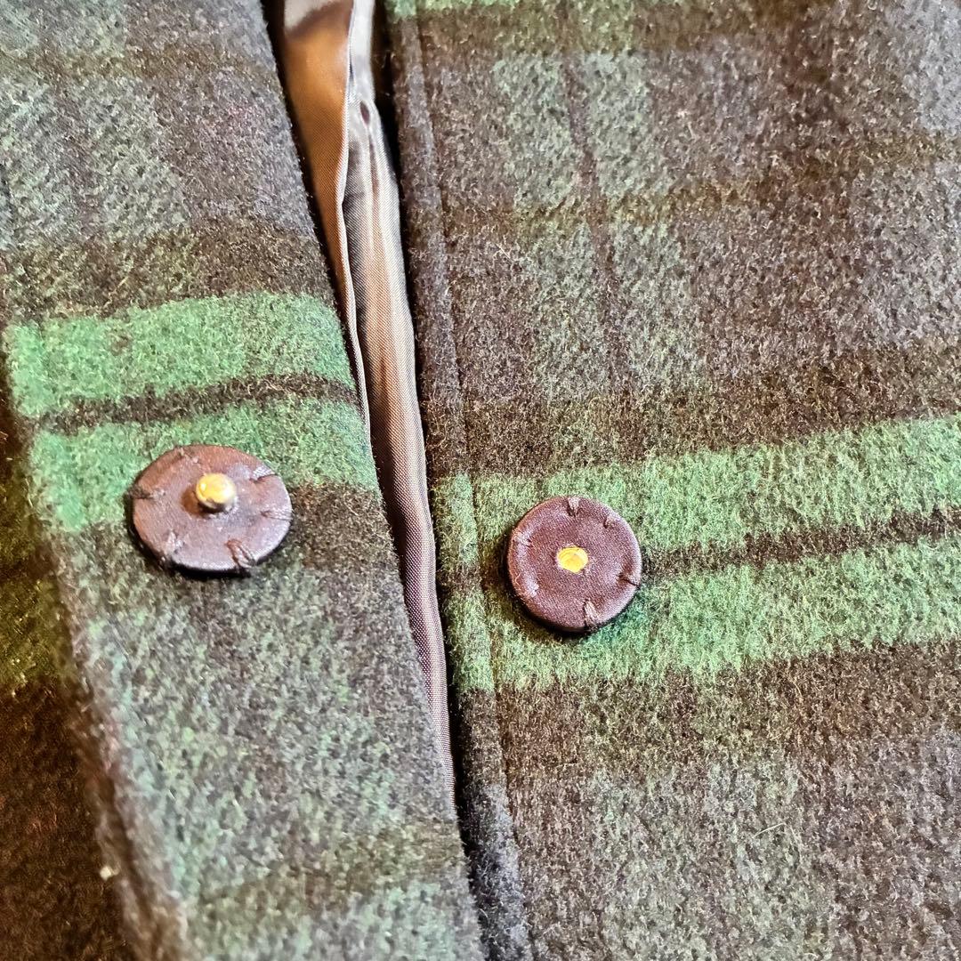 JENNE　BB.コラボ チェック柄 ケープコート 完売品 L