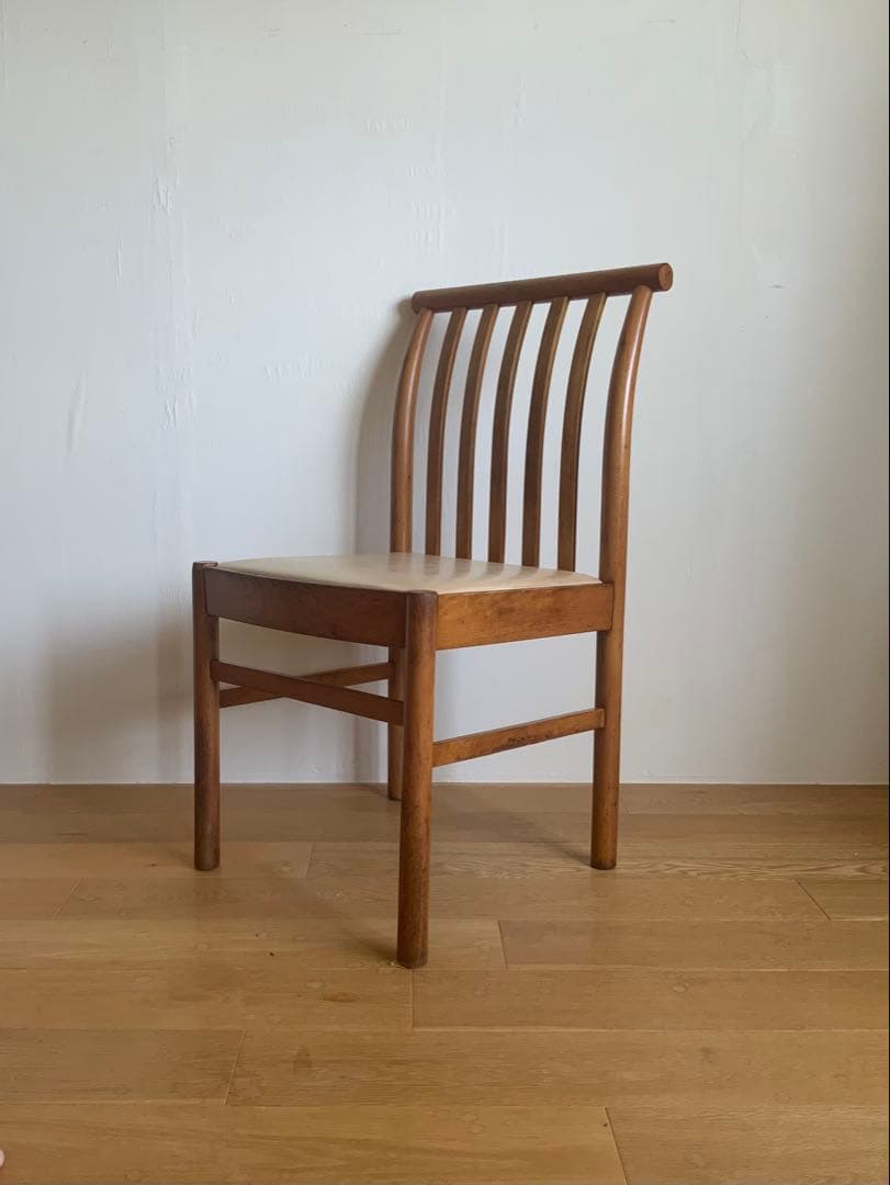 ジャパニーズヴィンテージ【秋田木工】剣持勇デザイン/ダイニングチェア❹