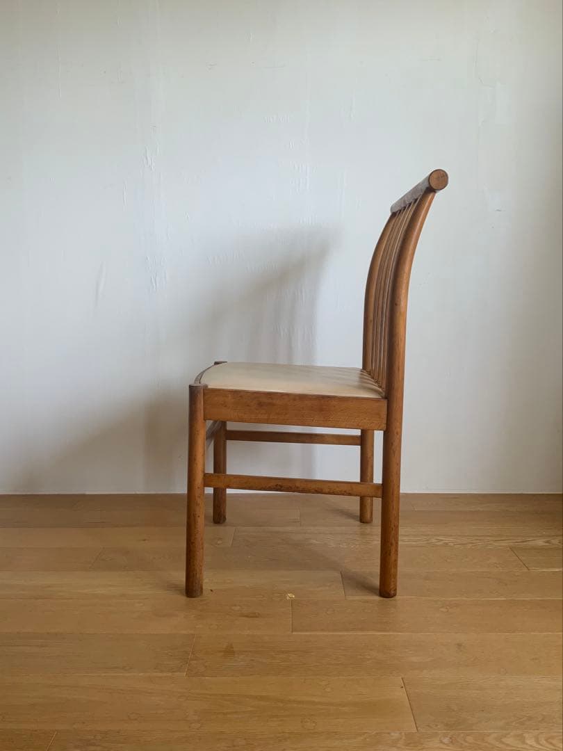 ジャパニーズヴィンテージ【秋田木工】剣持勇デザイン/ダイニングチェア❹