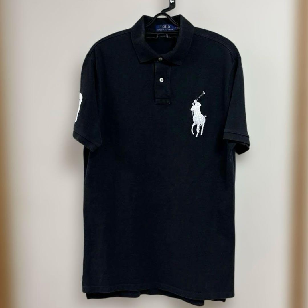 Polo Ralph Lauren ビッグポニー ポロシャツ ブラック 黒 M