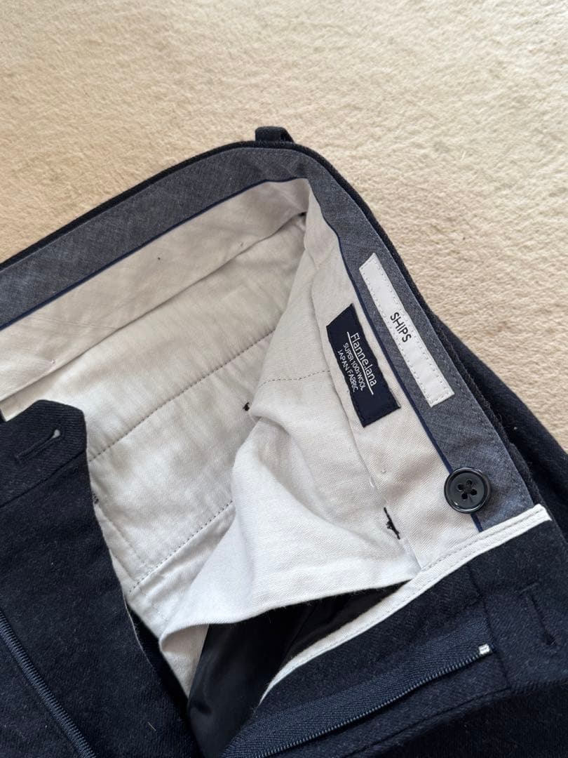 SHIPS ダークブルービジネススーツ セットアップ