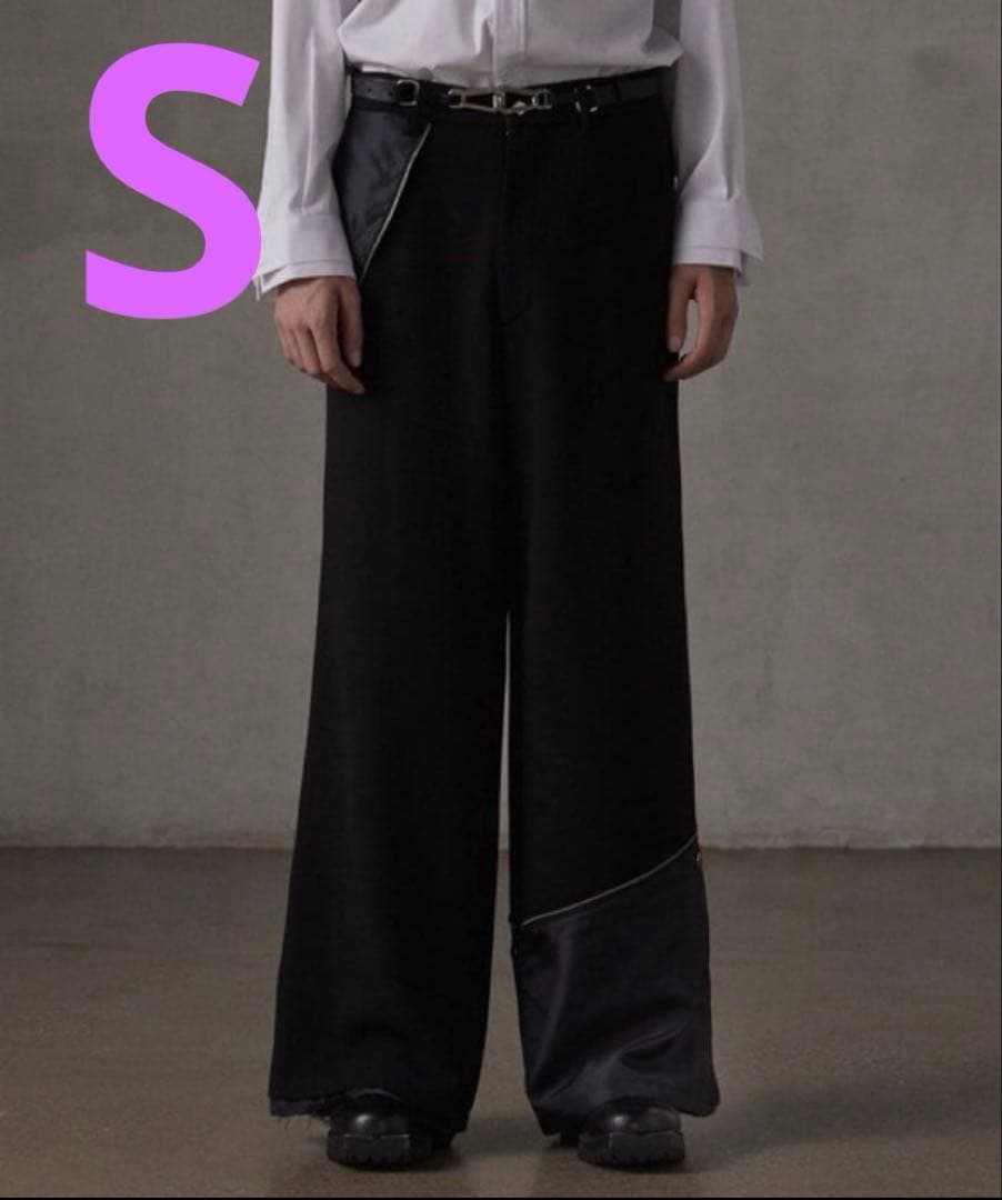 【GRANCY】グランシー リバース レイヤードデザイン スラックス