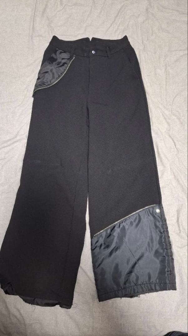 【GRANCY】グランシー リバース レイヤードデザイン スラックス