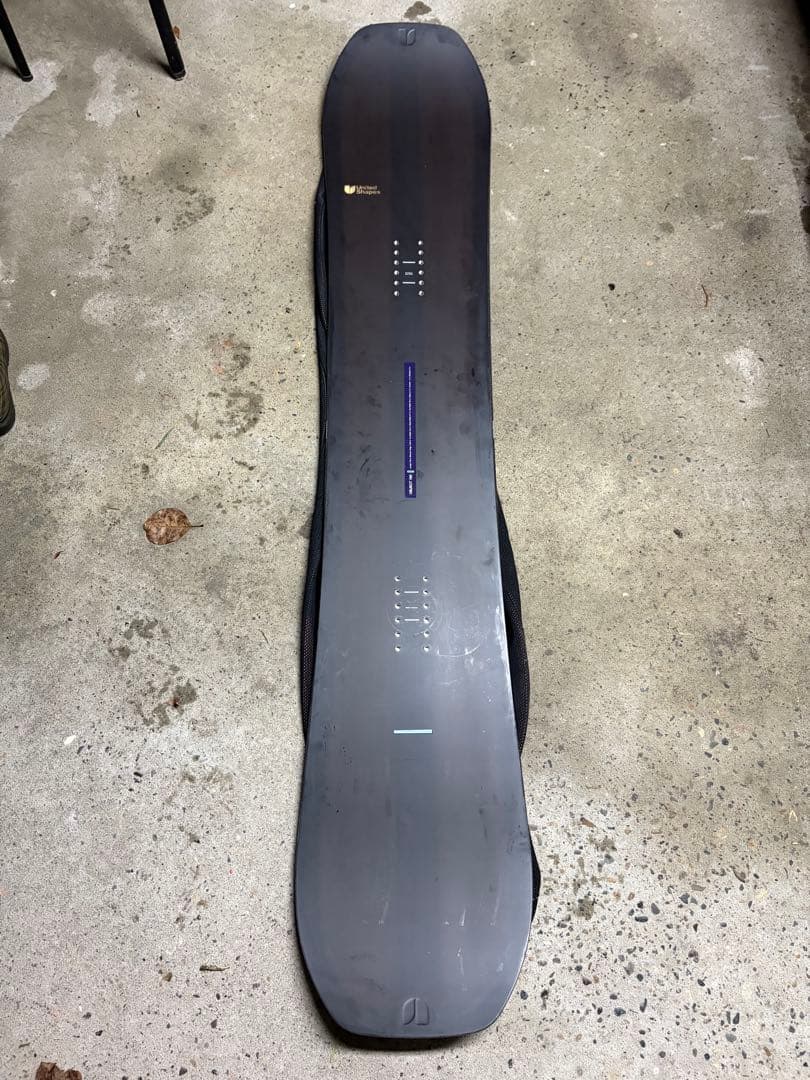 UNITEDSHAPES OBJECT 160 スノーボード ブラック