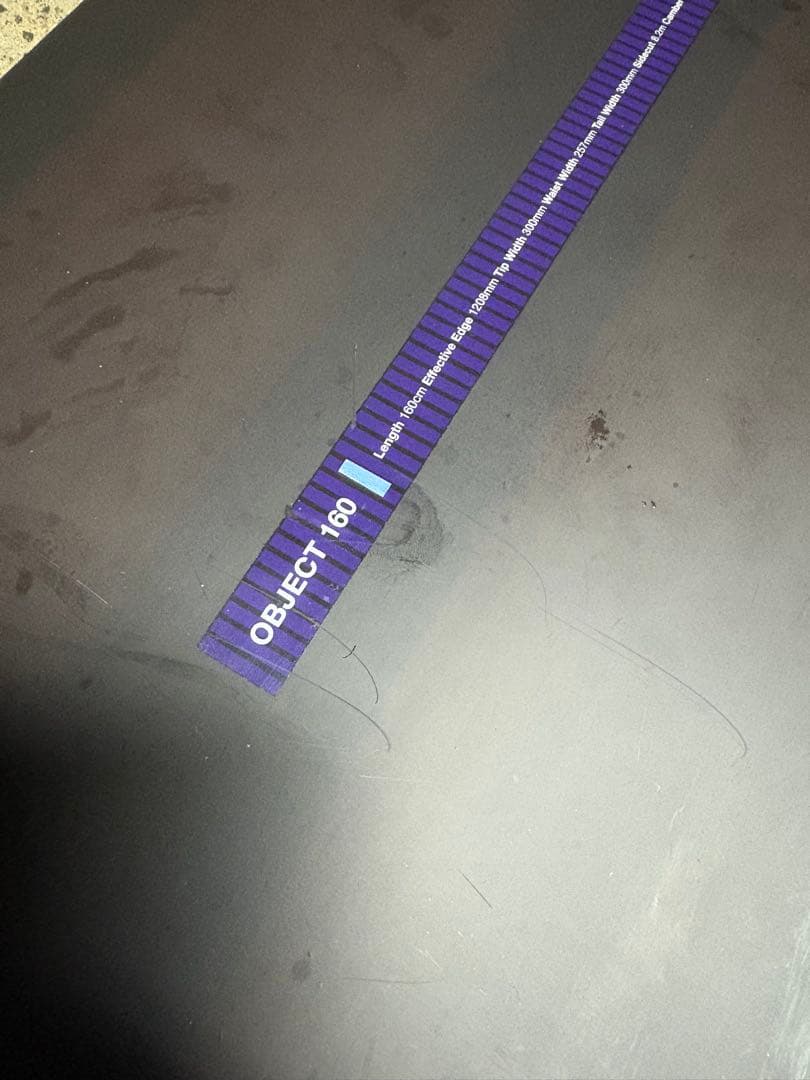 UNITEDSHAPES OBJECT 160 スノーボード ブラック