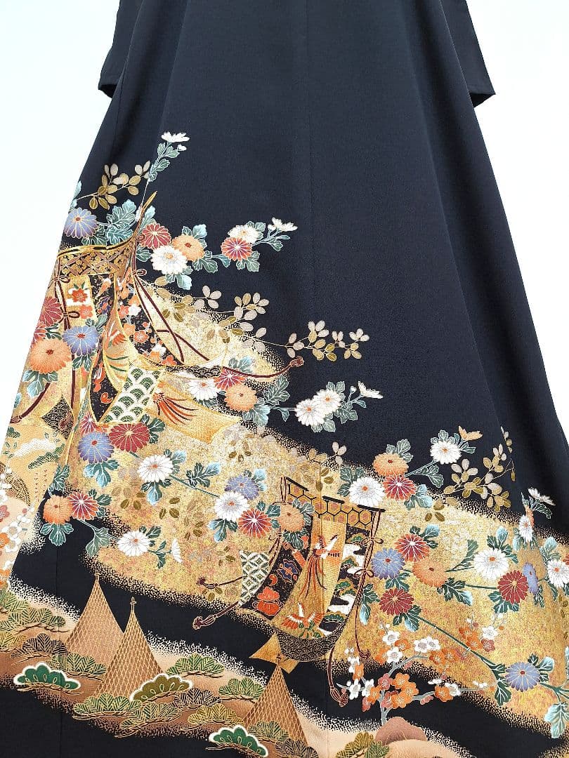 着物リメイクワンピース3607