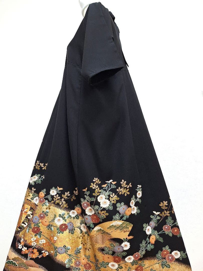 着物リメイクワンピース3607