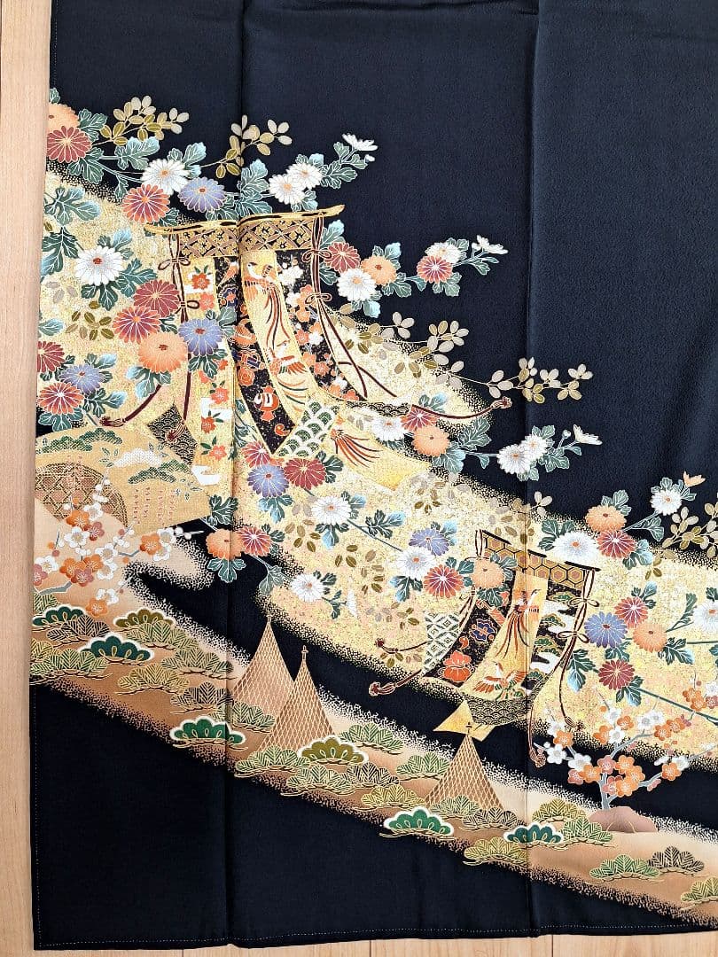 着物リメイクワンピース3607