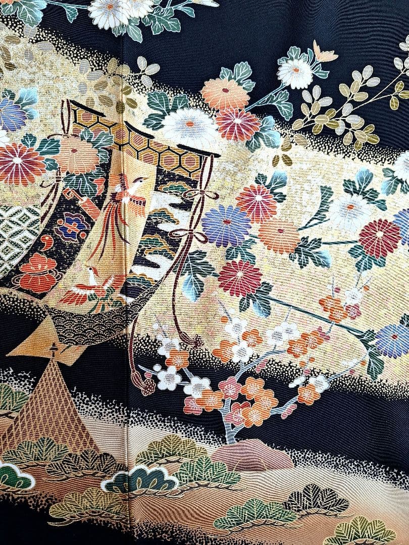 着物リメイクワンピース3607