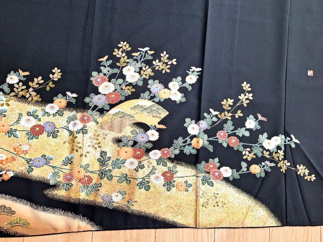 着物リメイクワンピース3607