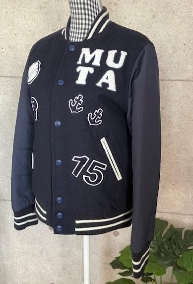 ☆ムータマリン muta スタジアムジャンパー　メンズジャケット　ワッペン