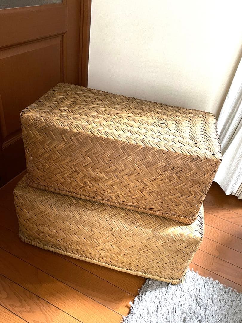 竹行李2個セット