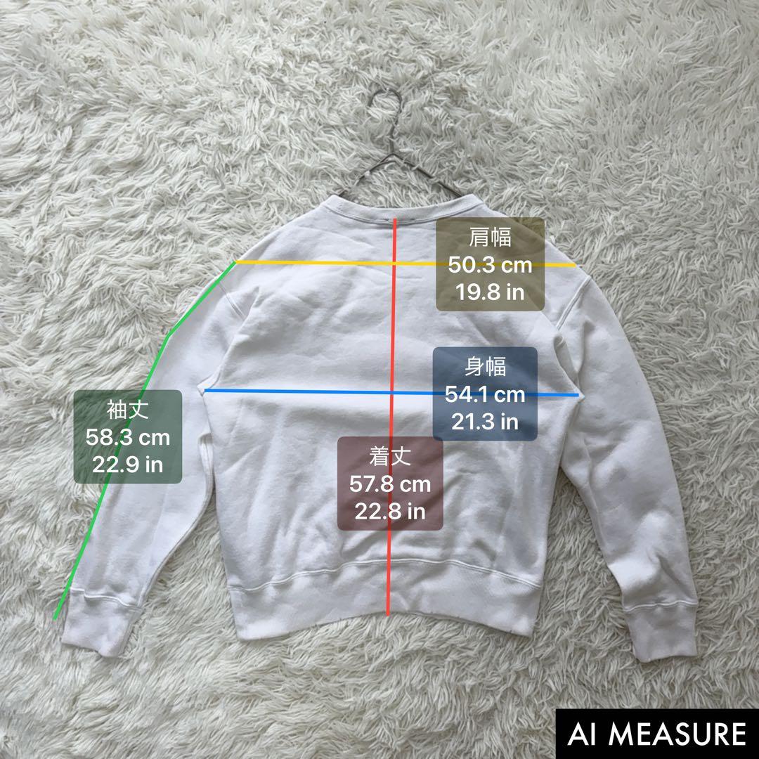 ポロラルフローレン デニム星条旗ポロベア スウェット ビジュー付き レディースM
