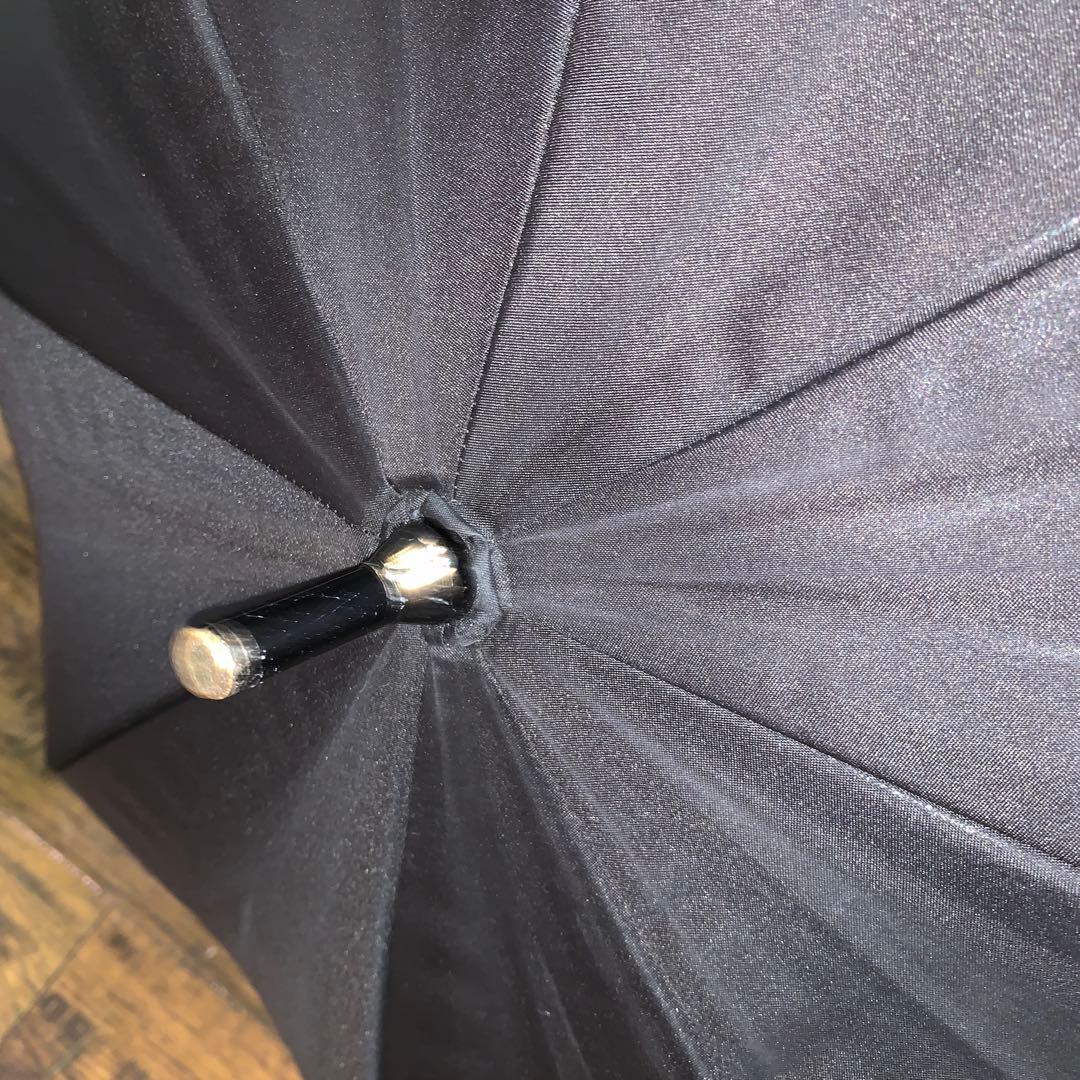 芦屋ロサブラン 日傘 フリル ピンク×ブラック Rose Blanc