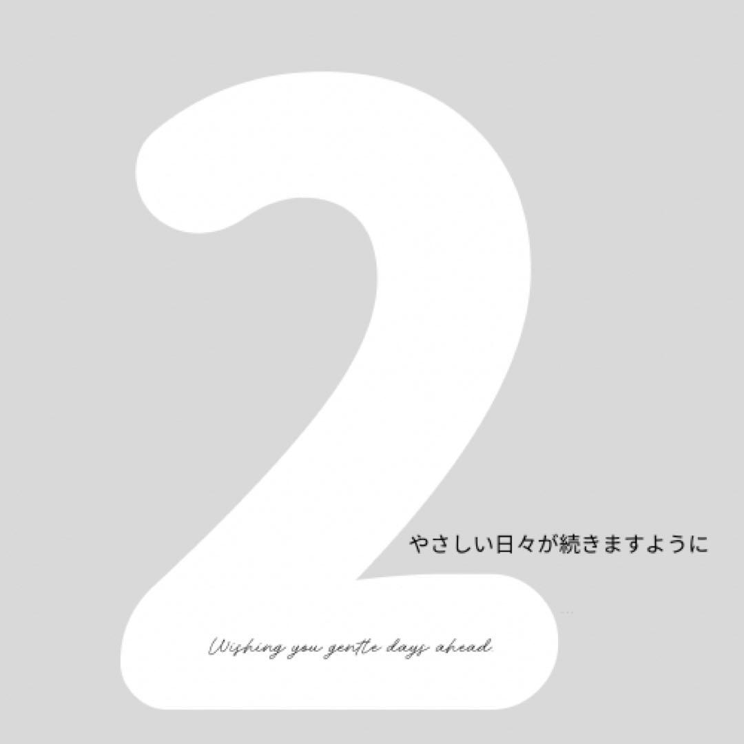 ３点セット販売♡ビッグナンバーサイン♡木製♡七五三フォトアイテム