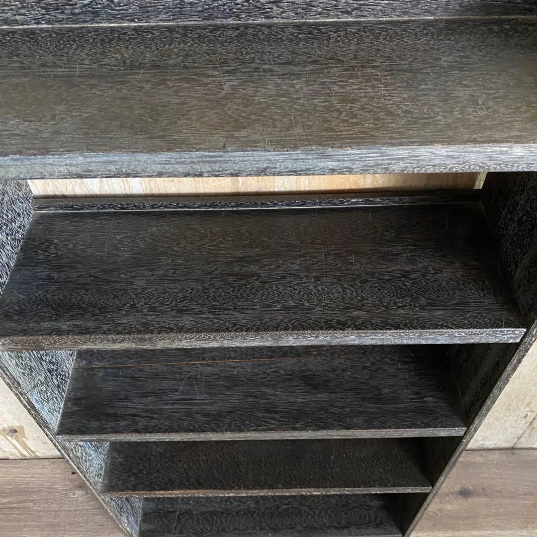 ヴィンテージレトロ　書棚　本棚　シェルフ　古家具　古道具　マイナスネジ