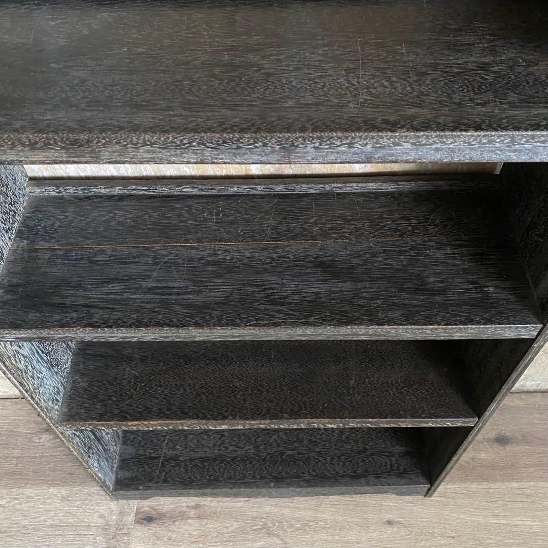 ヴィンテージレトロ　書棚　本棚　シェルフ　古家具　古道具　マイナスネジ