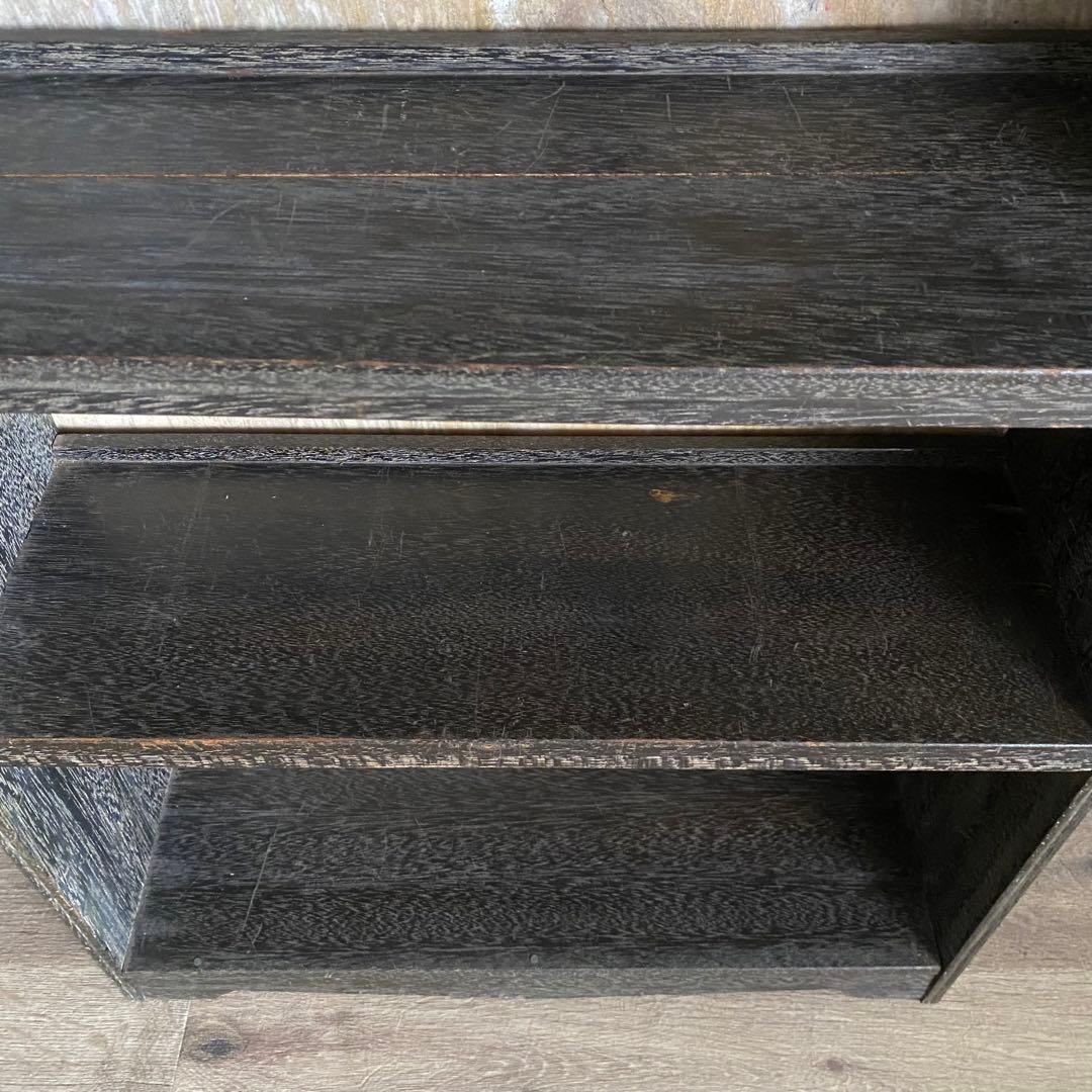 ヴィンテージレトロ　書棚　本棚　シェルフ　古家具　古道具　マイナスネジ