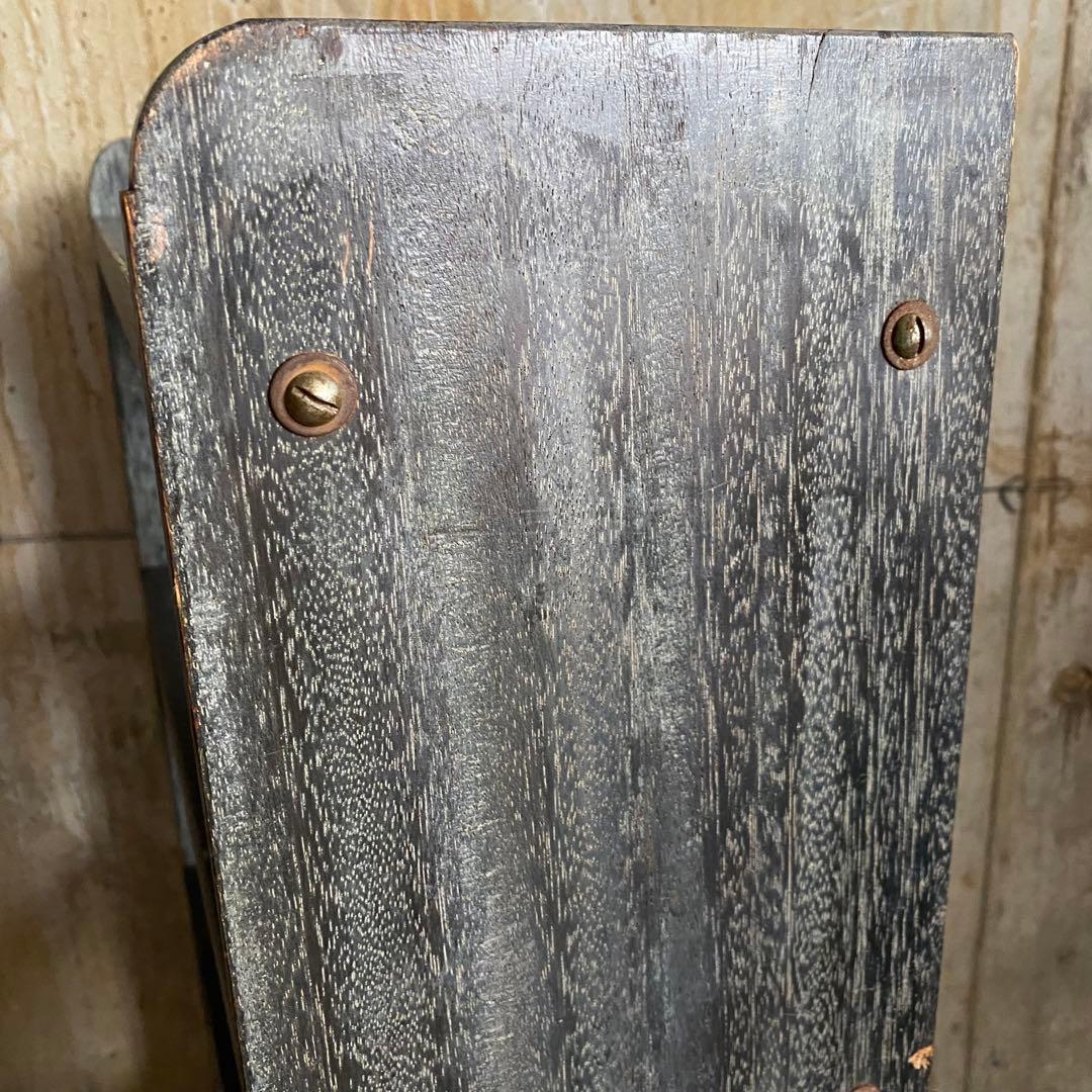 ヴィンテージレトロ　書棚　本棚　シェルフ　古家具　古道具　マイナスネジ