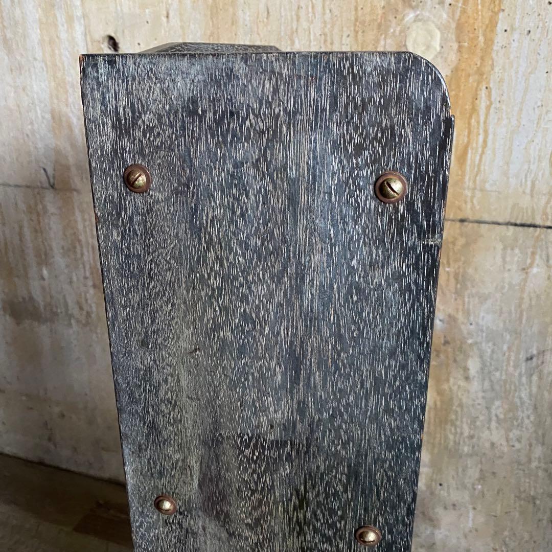 ヴィンテージレトロ　書棚　本棚　シェルフ　古家具　古道具　マイナスネジ