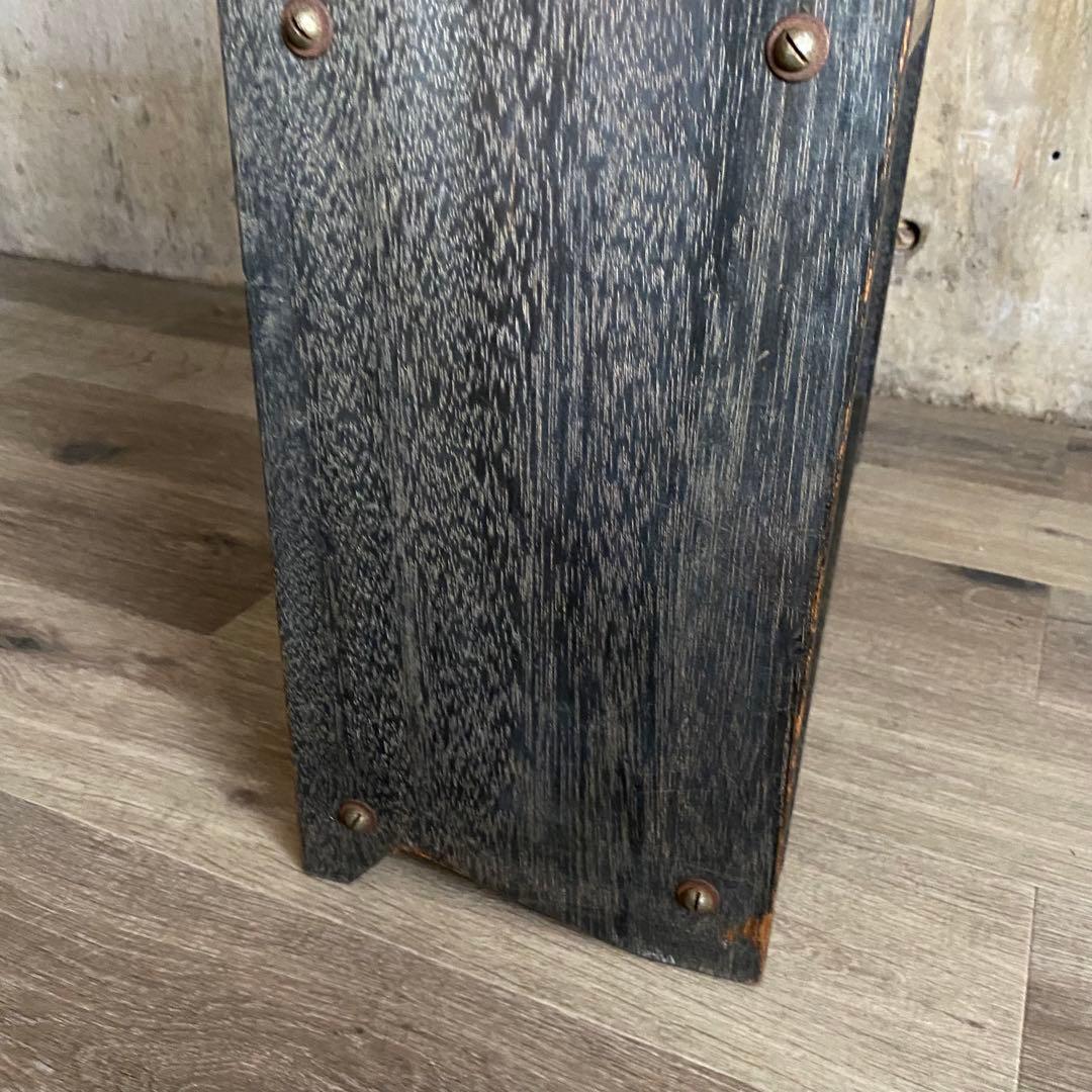 ヴィンテージレトロ　書棚　本棚　シェルフ　古家具　古道具　マイナスネジ