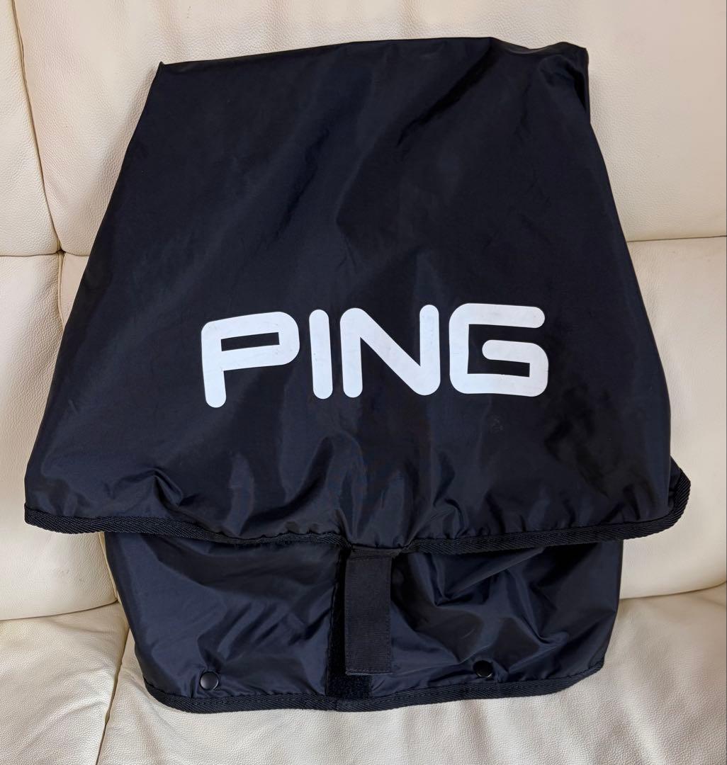 PING キャディバッグ ホワイト・ブラック