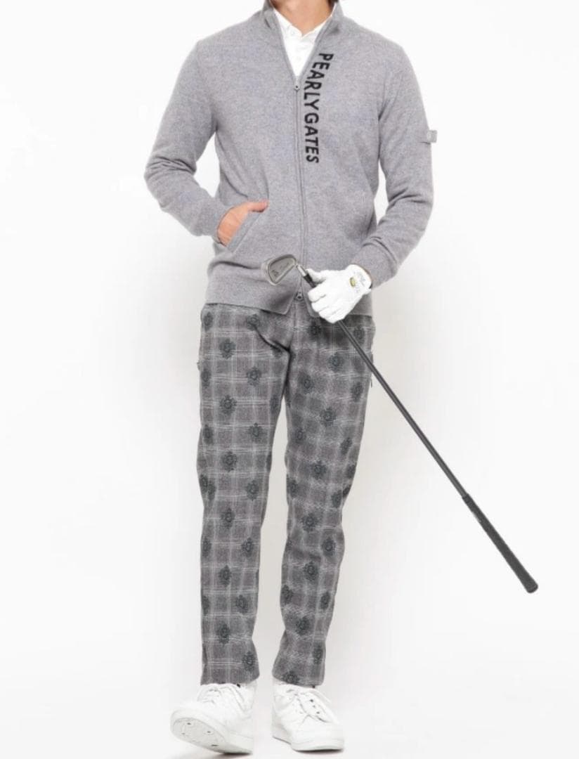 未使用3.3万 パーリーゲイツ 発熱保温 ソフトサーモ パンツ 5 (L) 黒