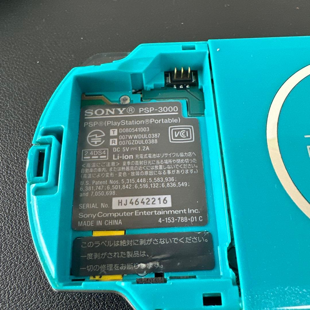 PSP 本体　初音ミク　いっぱいパック　PSP-3000XZG ジャンク品