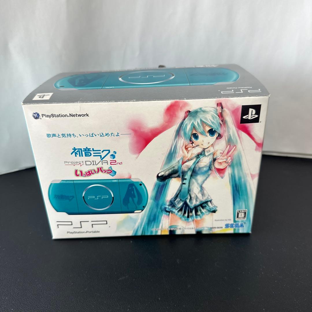 PSP 本体　初音ミク　いっぱいパック　PSP-3000XZG ジャンク品
