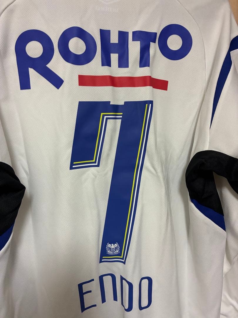 新品タグ　ガンバ大阪　遠藤保仁選手　直筆サイン入　ユニフォーム　M-Lサイズ