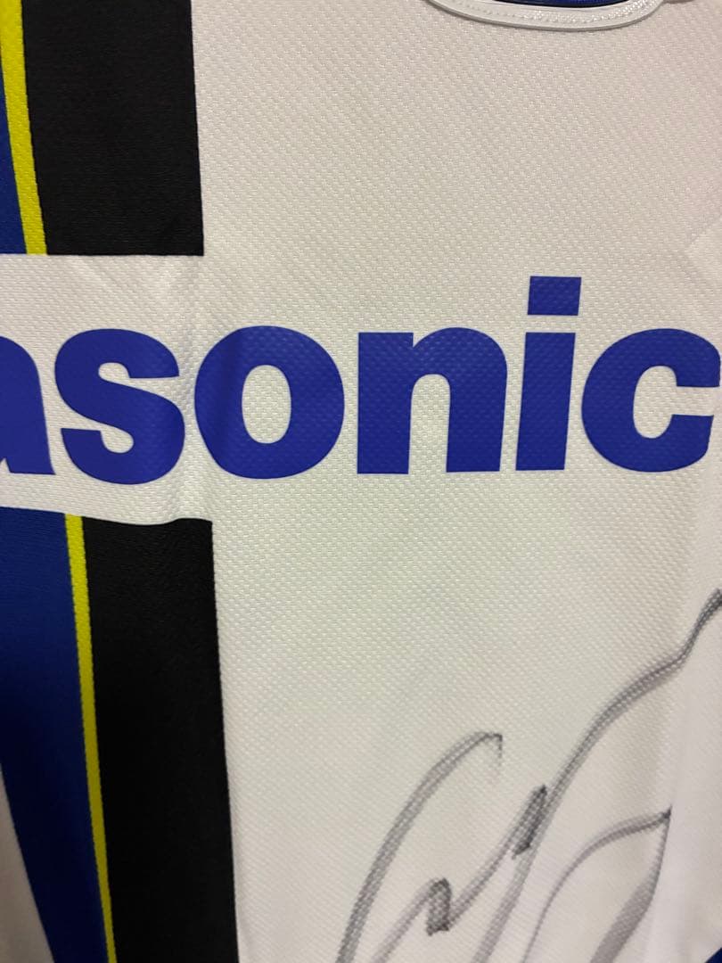 新品タグ　ガンバ大阪　遠藤保仁選手　直筆サイン入　ユニフォーム　M-Lサイズ