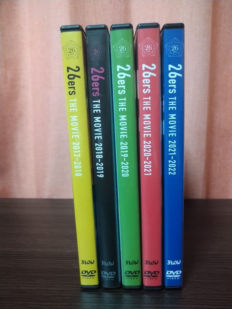 DVD 会報 FLOW  26ers movie 2017-2021セット