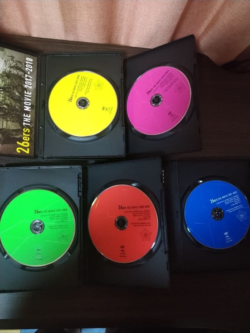 DVD 会報 FLOW  26ers movie 2017-2021セット
