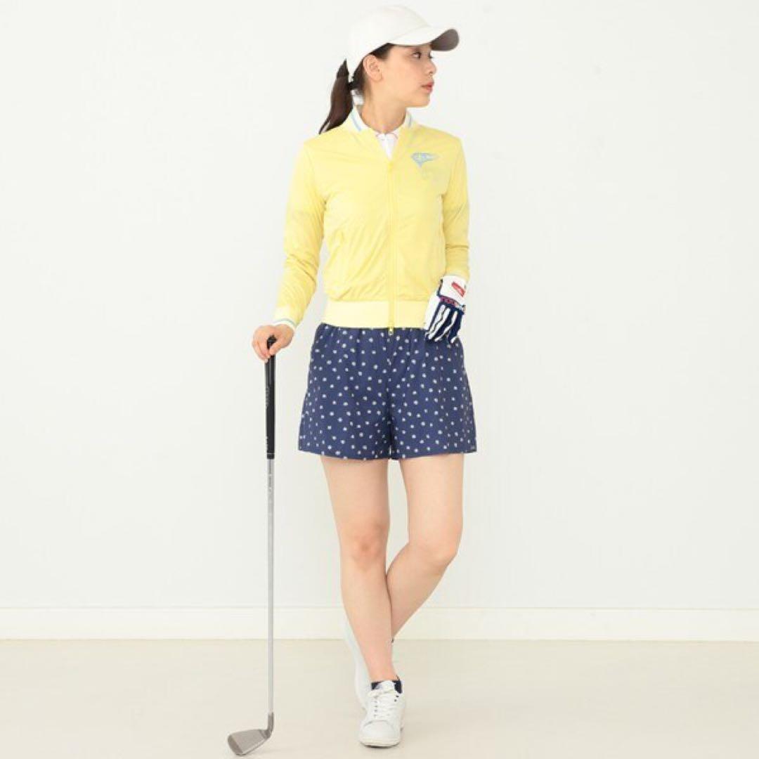 BEAMS GOLF セットアップ　長袖　ショートパンツ　総柄　上下セット