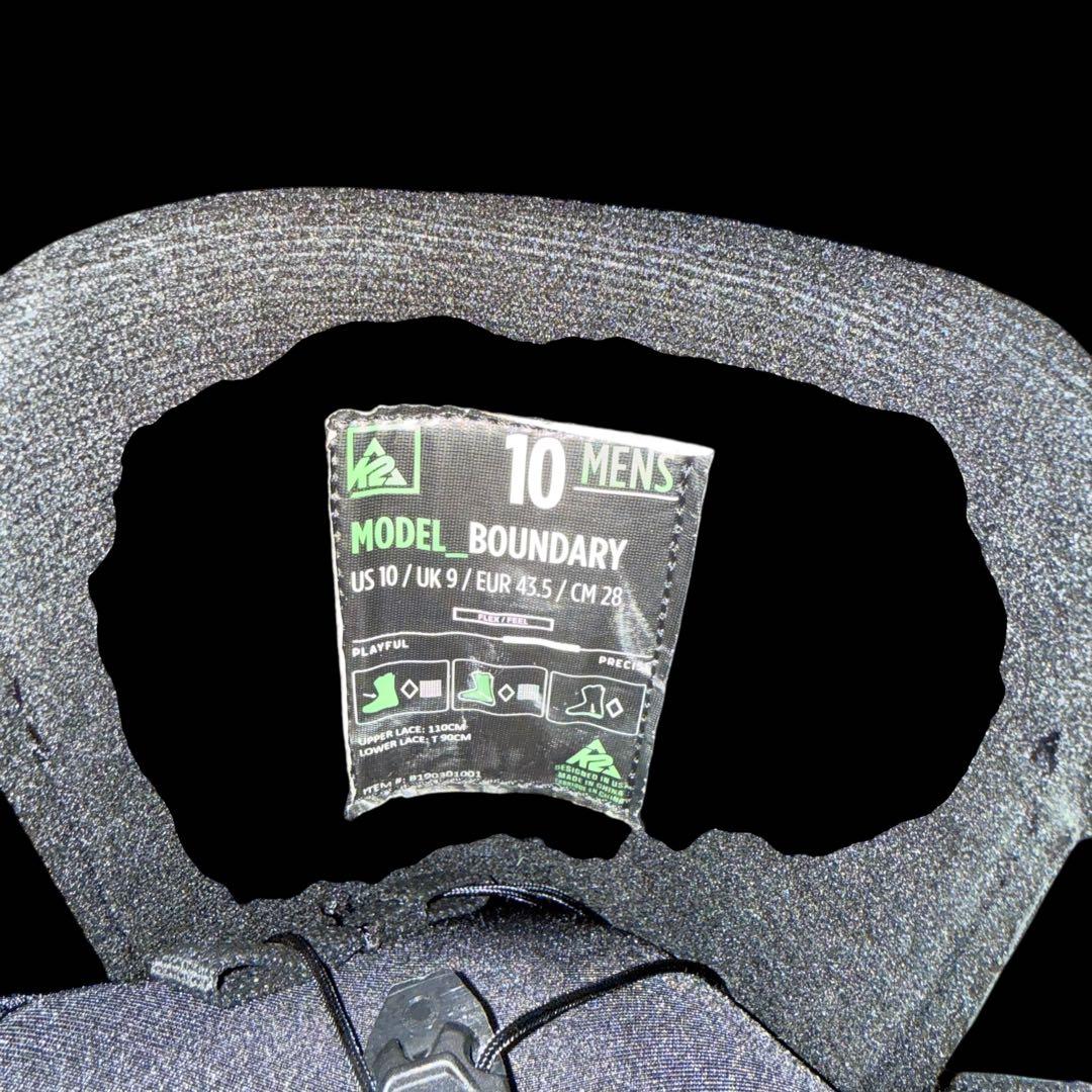 【美品】K2 Boundary スノーボードブーツ28㎝