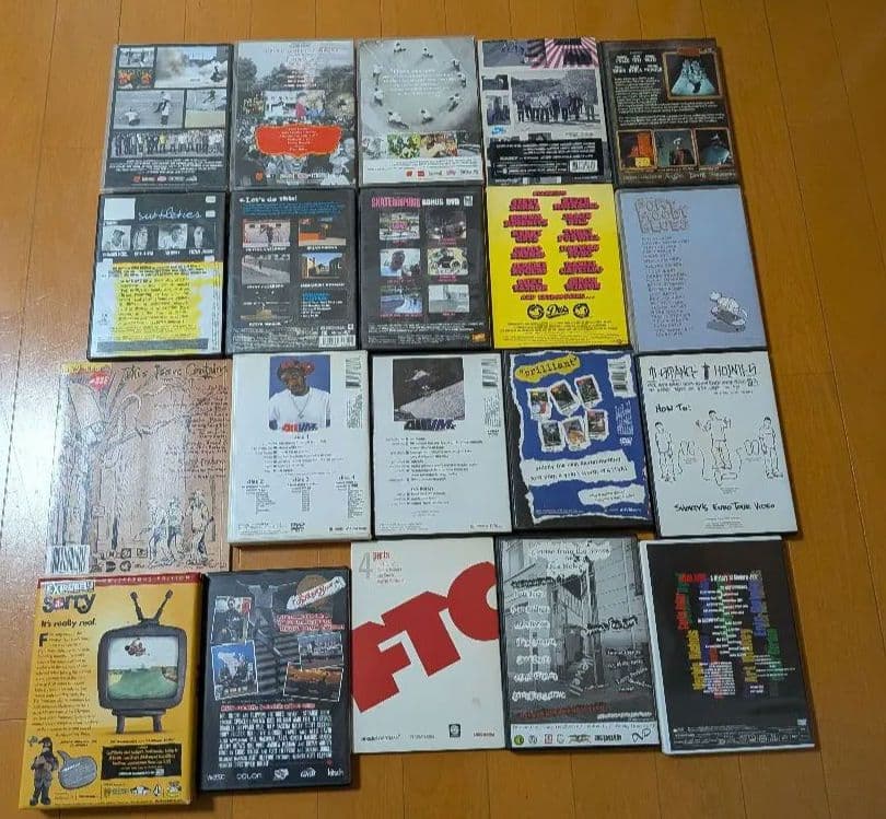 スケートボードDVDコレクション20本まとめ売り