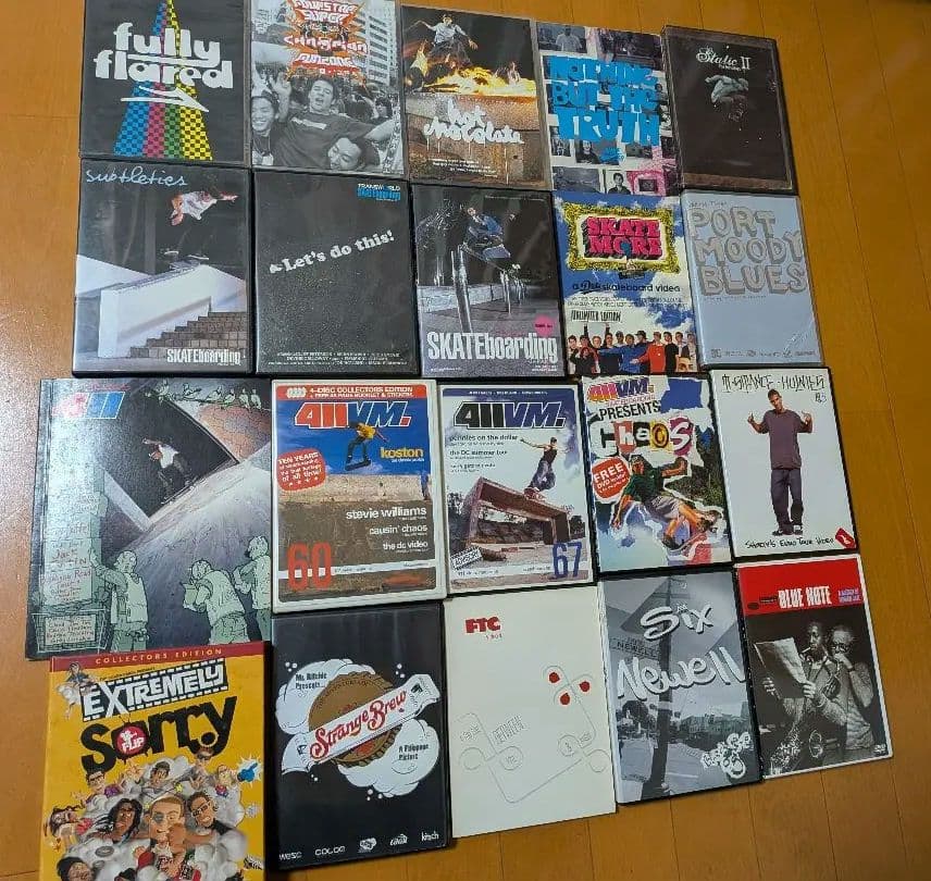 スケートボードDVDコレクション20本まとめ売り