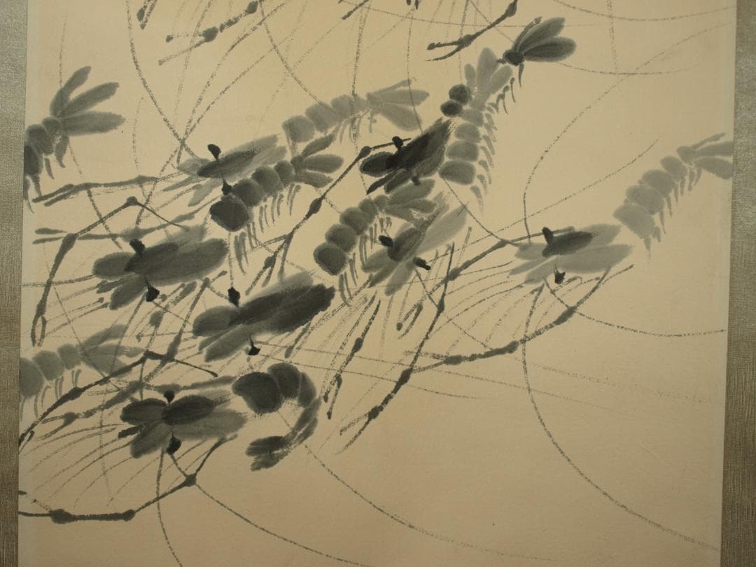 中国明時代の掛軸　作 激安骨董品　肉筆保証　博物館保管品 BD187A10-3