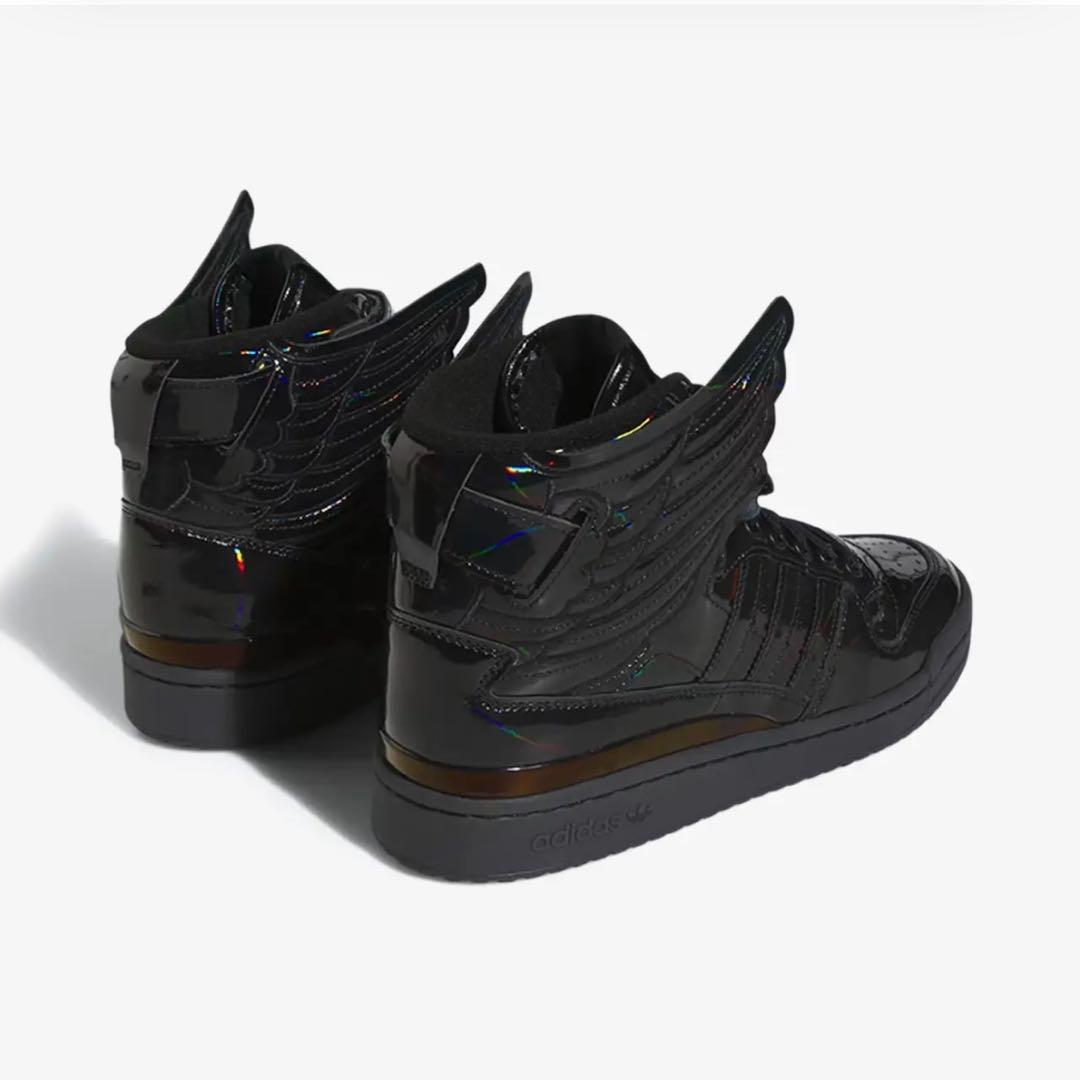 新品未使用　ジェレミー・スコット × アディダス オパールウィングス 4.0 黒