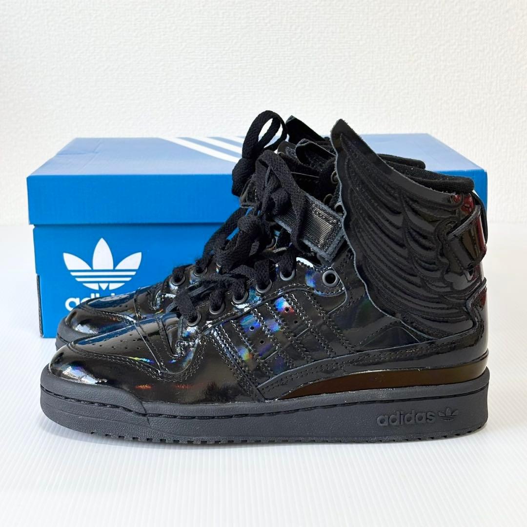新品未使用　ジェレミー・スコット × アディダス オパールウィングス 4.0 黒