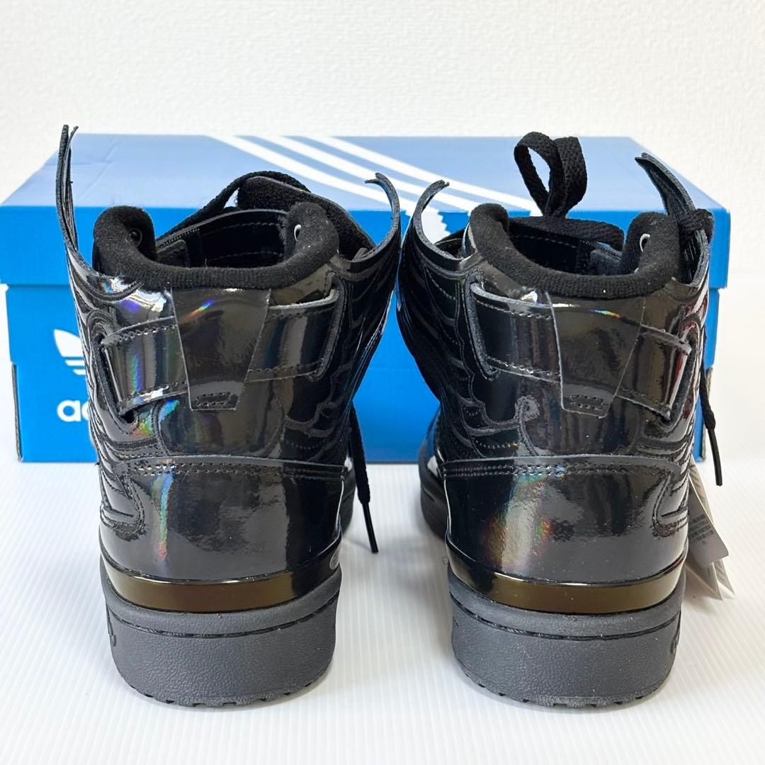 新品未使用　ジェレミー・スコット × アディダス オパールウィングス 4.0 黒