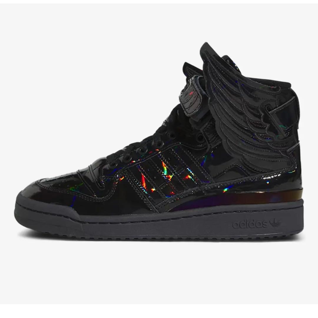 新品未使用　ジェレミー・スコット × アディダス オパールウィングス 4.0 黒