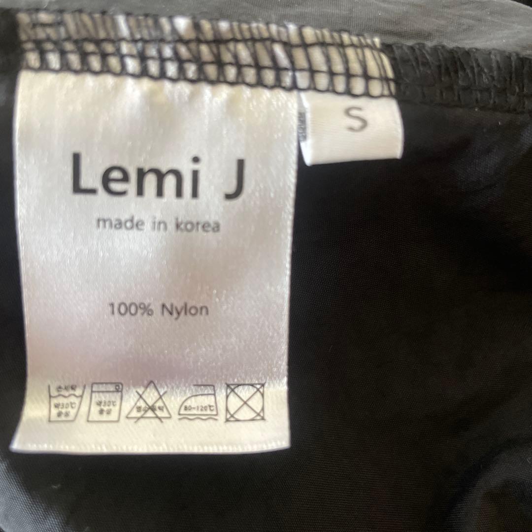 Lemi.J シグネチャーエプロン　黒