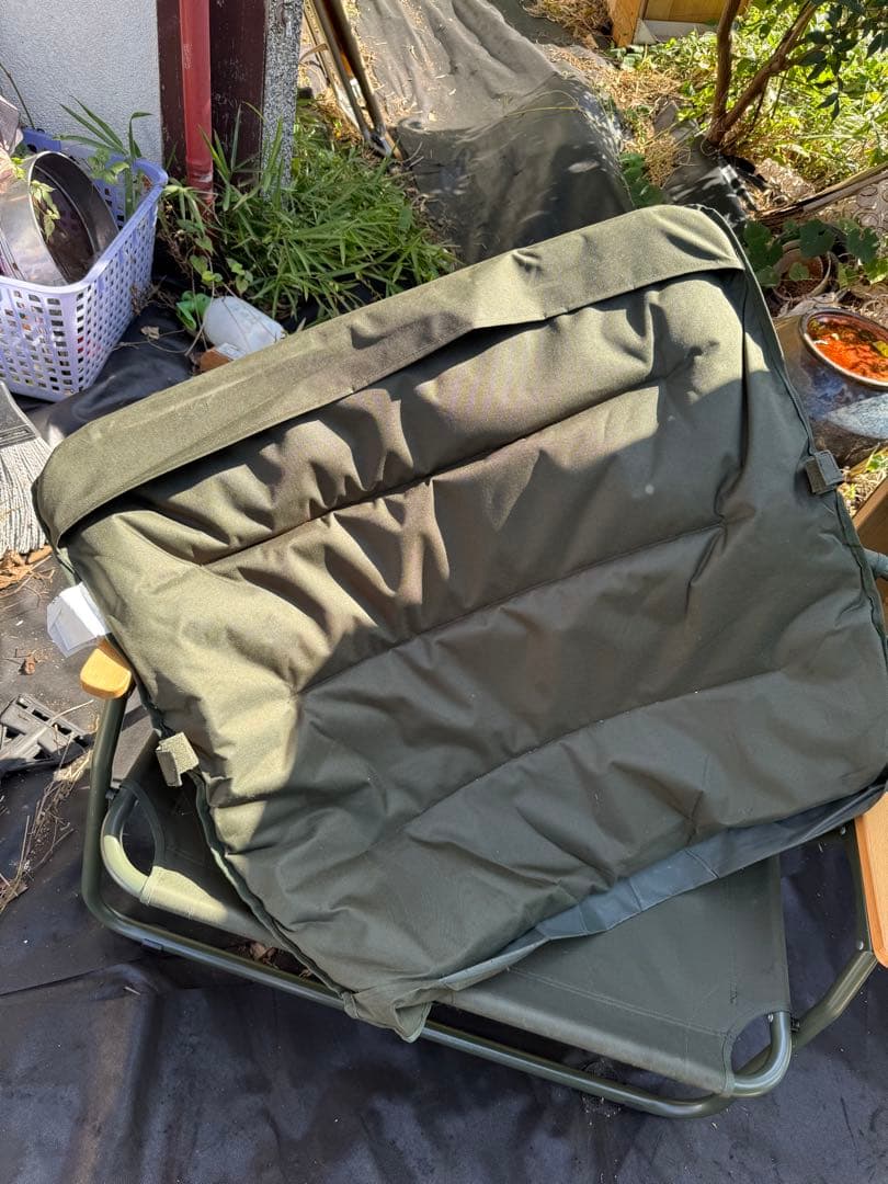 DOD グッドラックソファ カーキ 2人掛け 折りたたみチェア キャンプ