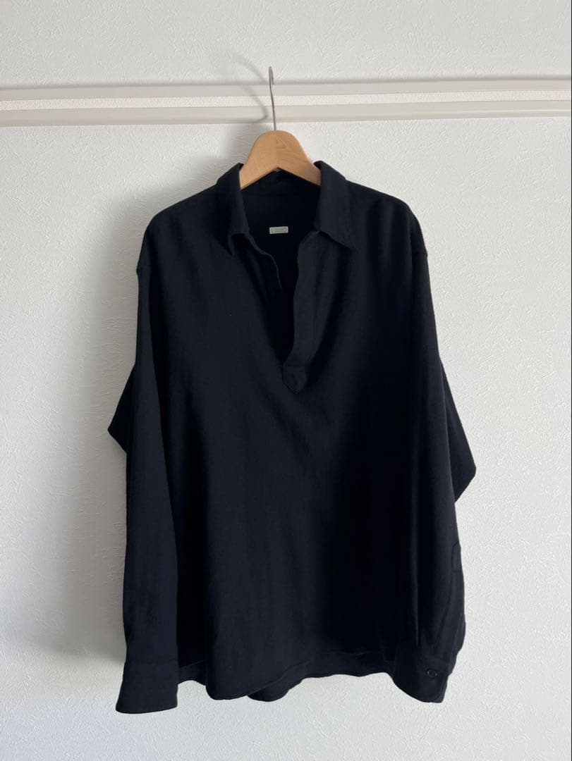 トップス a.presse 24aw wool skipper shirt